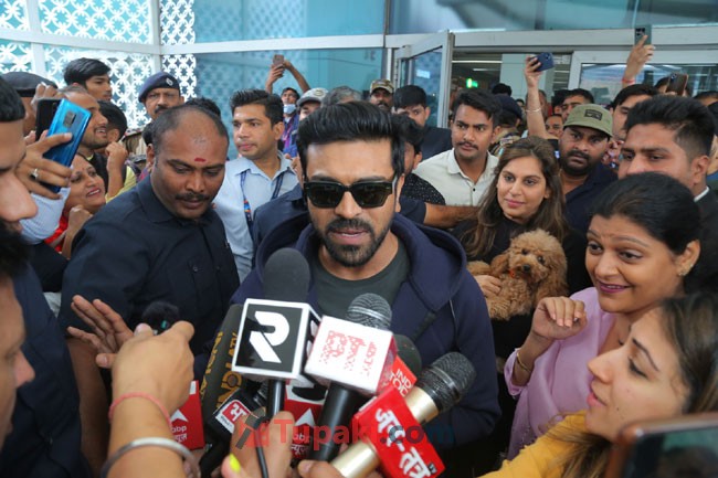 RamCharan At Delhi Airport For India Today Conclave